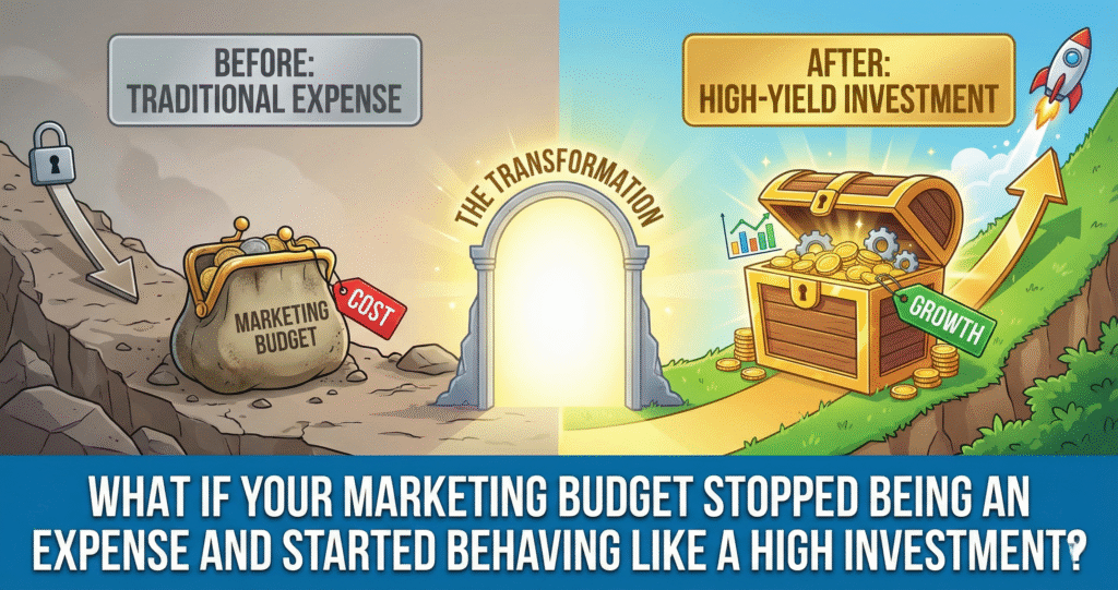 What if Your Marketing Budget Stopped Being an Expense and Started Behaving Like a High Investment?